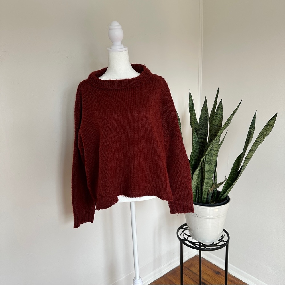 Wooden‎ Ships | Rust Red Crew Neck Sweater